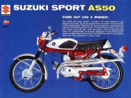 Мотоцикл Suzuki AS50 1969 фото