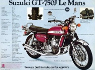 Мотоцикл Suzuki GT 750 1972 фото