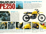 Мотоцикл Suzuki PE 250 1977 фото