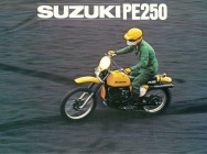 Мотоцикл Suzuki PE 250 1977 фото
