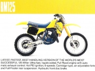 Мотоцикл Suzuki RM 125 1987 фото