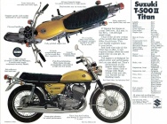 Мотоцикл Suzuki T 500 Titan 1968 фото