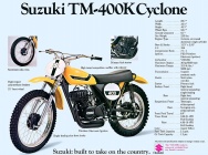 Мотоцикл Suzuki TM 400 K CYCLONE 1973 фото