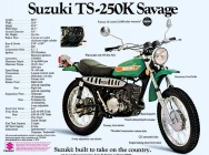 Мотоцикл Suzuki TS 250 1973 фото
