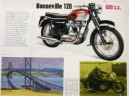 Мотоцикл Triumph Bonneville 650 T120 1966 фото