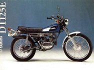 Мотоцикл Yamaha DT 125 1972 фото