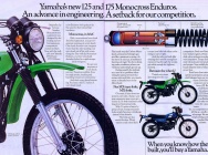 Мотоцикл Yamaha DT 175 1977 фото