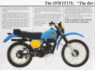Мотоцикл Yamaha IT 175 1977 фото