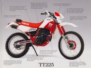 Мотоцикл Yamaha TT 225 1987 фото