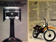 Мотоцикл Yamaha TT 500 1976 фото