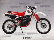 Мотоцикл Yamaha TT 600 1983 фото