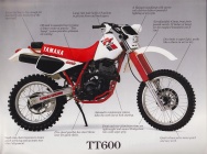 Мотоцикл Yamaha TT 600 1987 фото