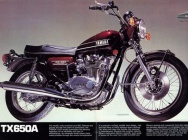 Мотоцикл Yamaha TX 650 1975 фото