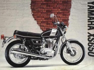 Мотоцикл Yamaha XS 650 1977 фото