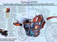 Мотоцикл Yamaha XT 500 1977 фото