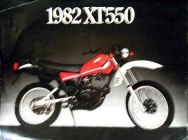 Мотоцикл Yamaha XT 550 1981 фото