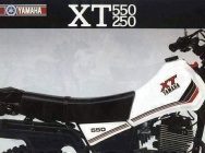 Мотоцикл Yamaha XT 550 1982 фото