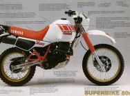 Мотоцикл Yamaha XT 600 Z TENERE 1983 фото