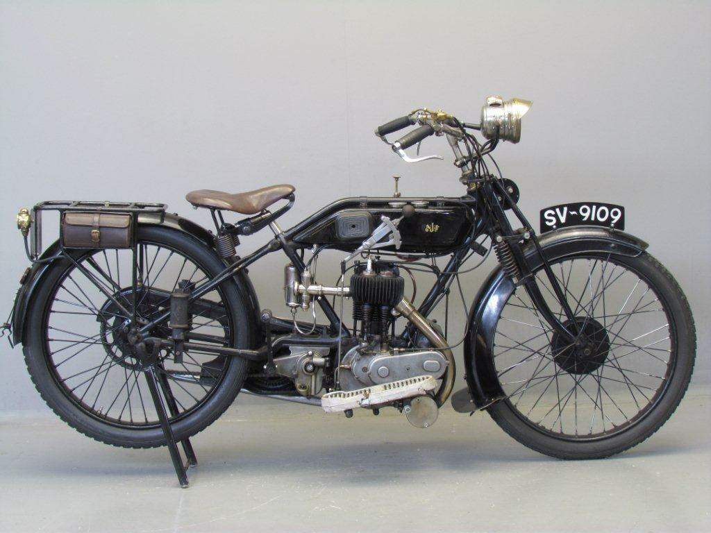 Мотоцикл AJS Collage of Vintage pictures 1909 фото