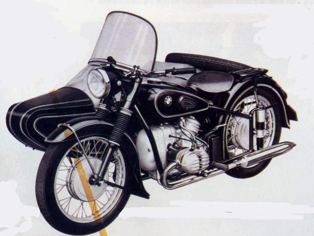 Мотоцикл BMW R 67/3 with Sidecar 1955 фото