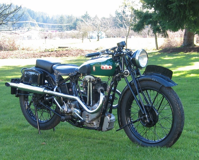 Мотоцикл BSA Bluestar 1932 фото