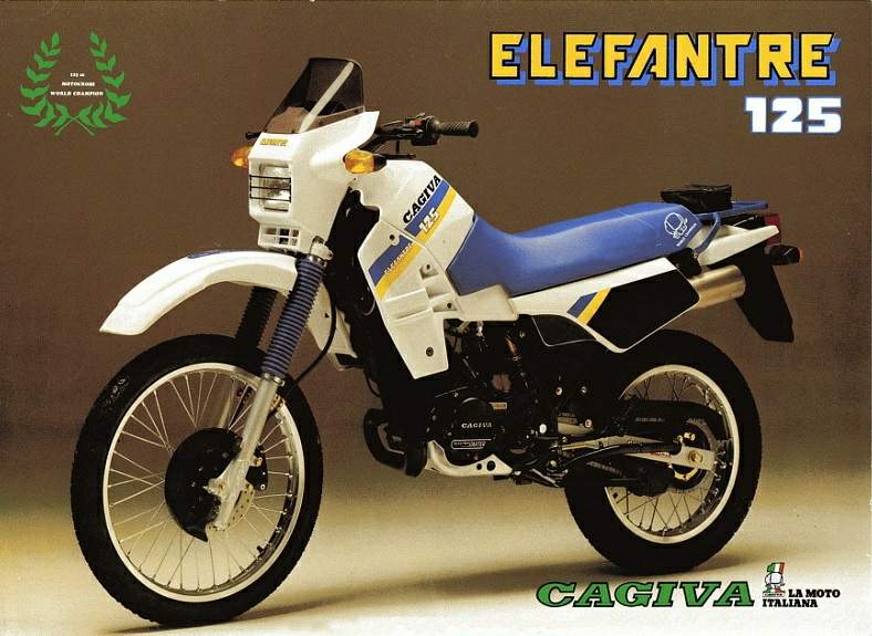 Мотоцикл Cagiva Elefant 125 1986 фото
