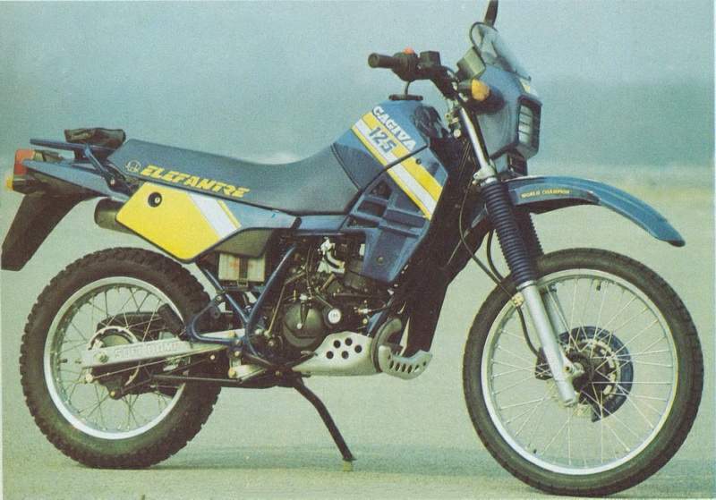 Мотоцикл Cagiva Elefant 125 1986 фото