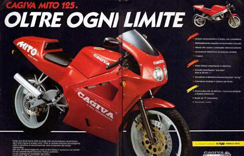 Мотоцикл Cagiva Mito I 1990 фото
