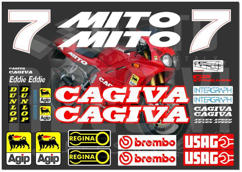 Мотоцикл Cagiva Mito II Lawson Replica 1993 фото