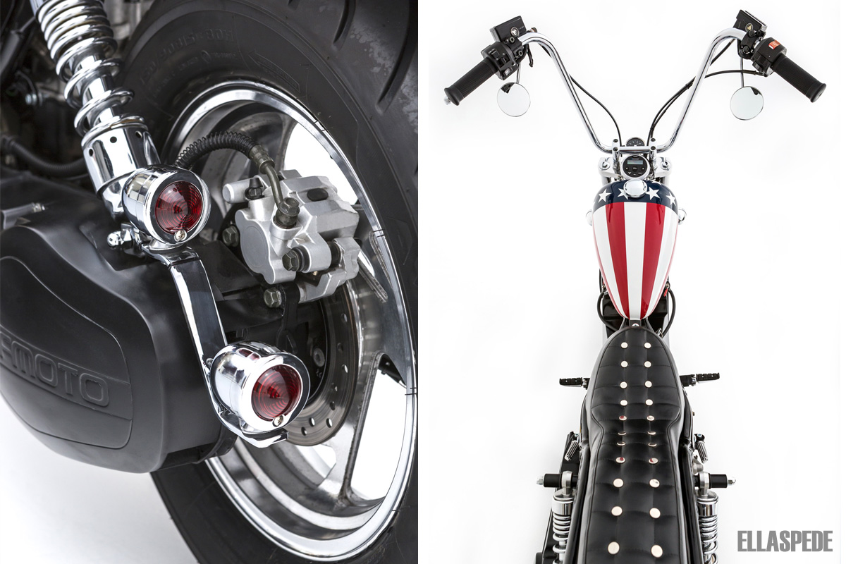 Мотоцикл CFMOTO V5 Captain America Custom 2010 фото