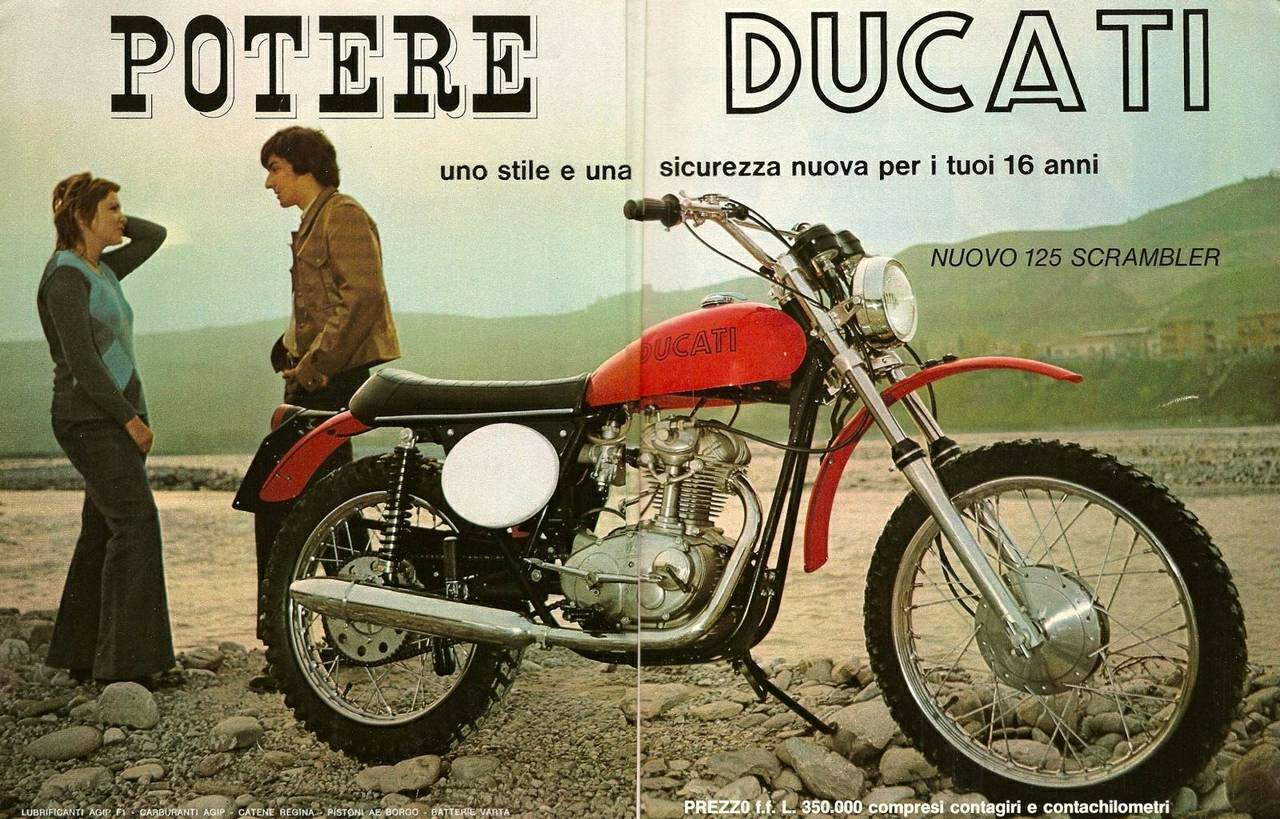 Мотоцикл Ducati 125 Scrambler 1971 фото