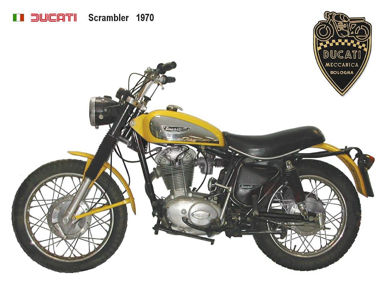 Мотоцикл Ducati 450 Scrambler 1970 фото