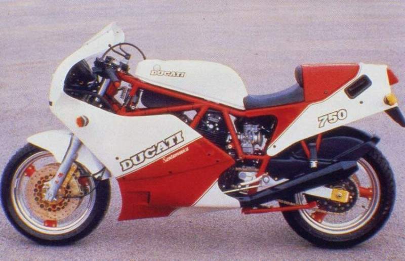 Мотоцикл Ducati 750Fl Santamonica 1988 фото