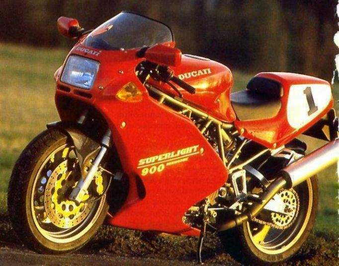 Мотоцикл Ducati 900SL Superlight 1993 фото