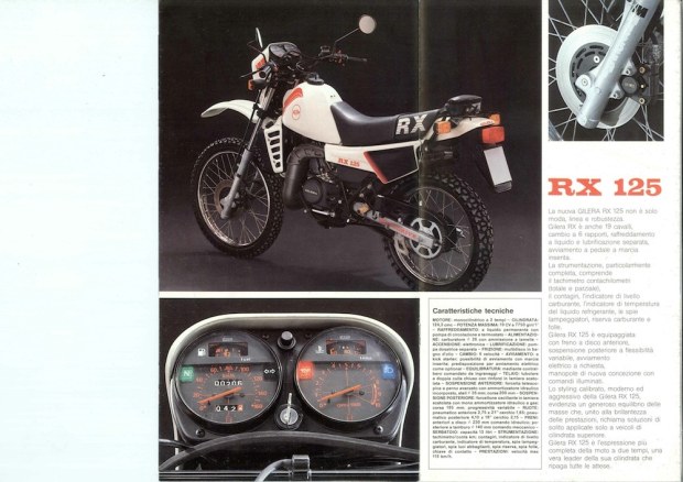 Мотоцикл Gilera RX 125 1984 фото