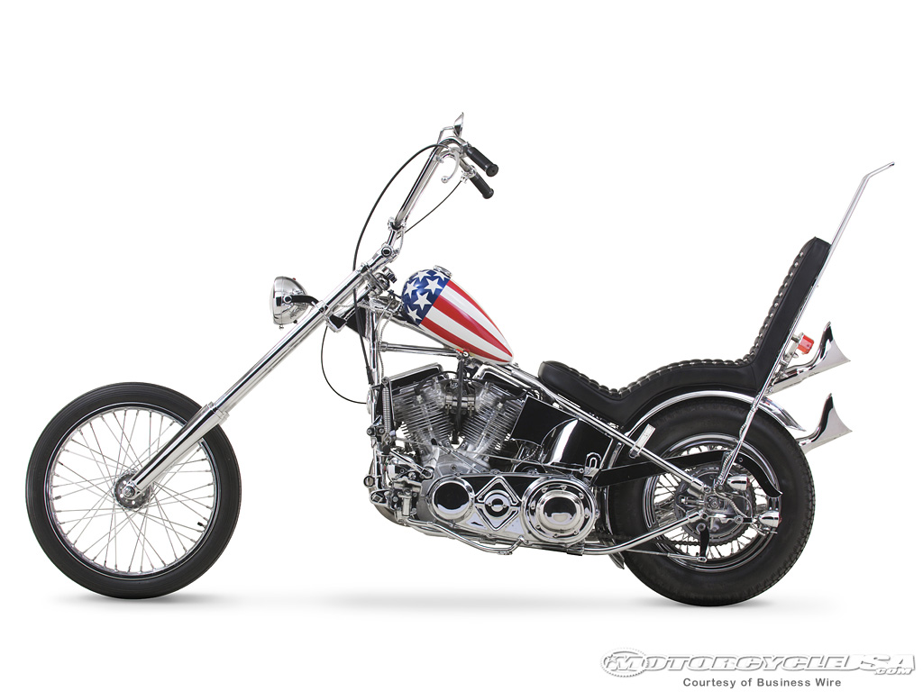 Мотоцикл Harley Davidson Easy Rider Captain America Chopper 1969 фото