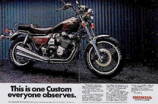 Мотоцикл Honda CB 900 Custom 1982 фото