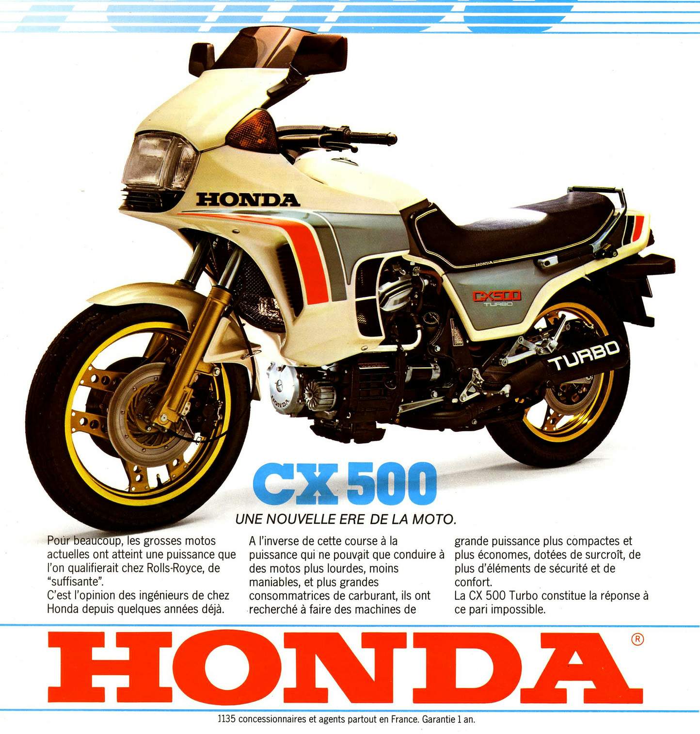 Мотоцикл Honda CX 500TC Turbo 1982 фото