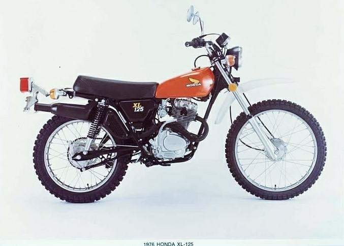 Мотоцикл Honda XL 125 1974 фото