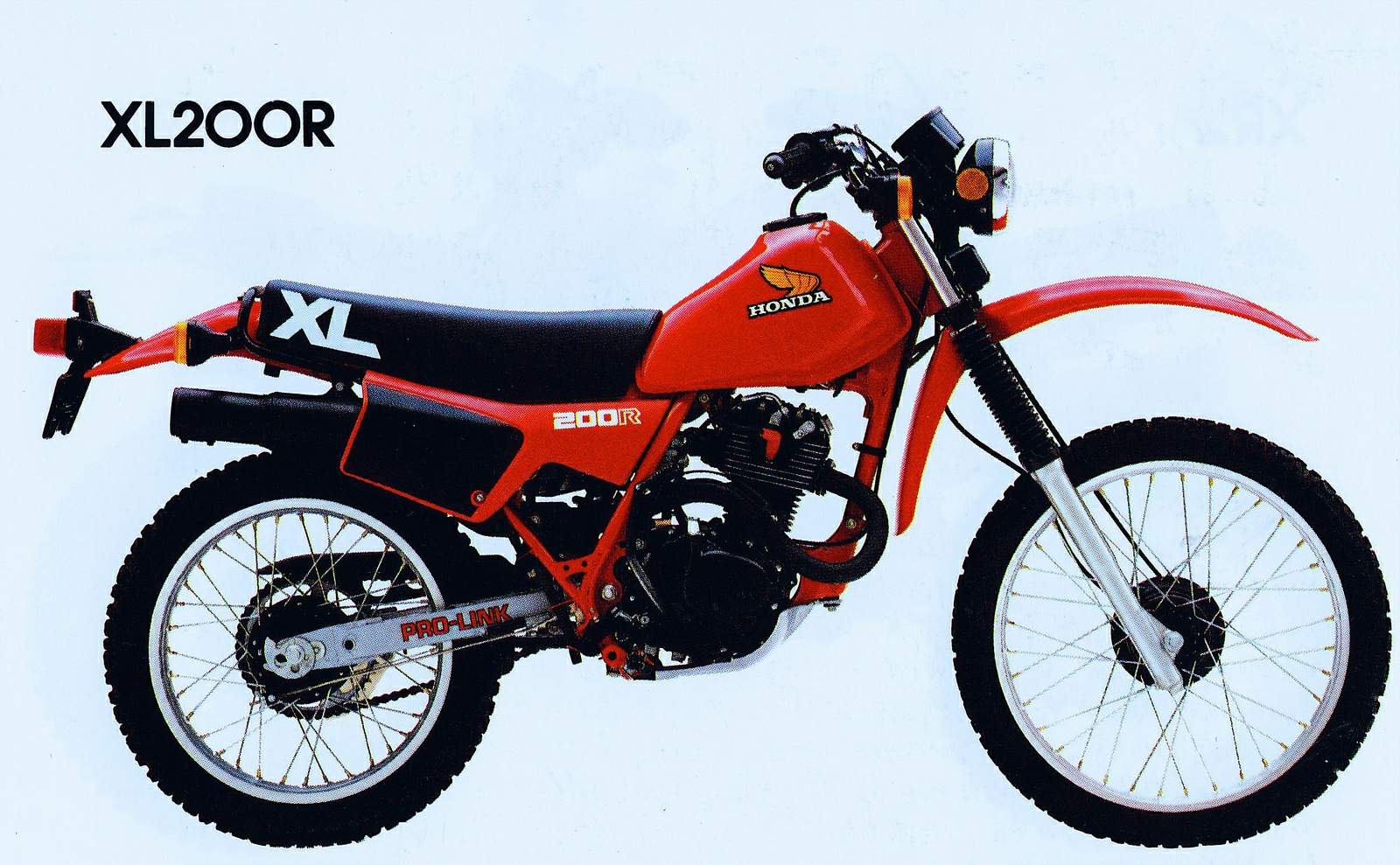 Мотоцикл Honda XL 200R 1983 фото
