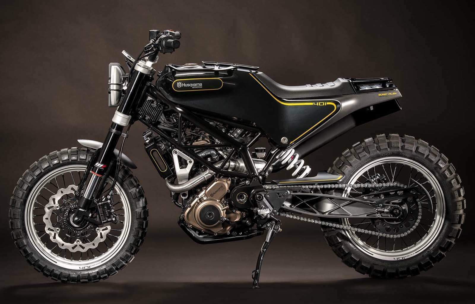 Мотоцикл Husqvarna 401 Svartpilen Concept 2015 фото