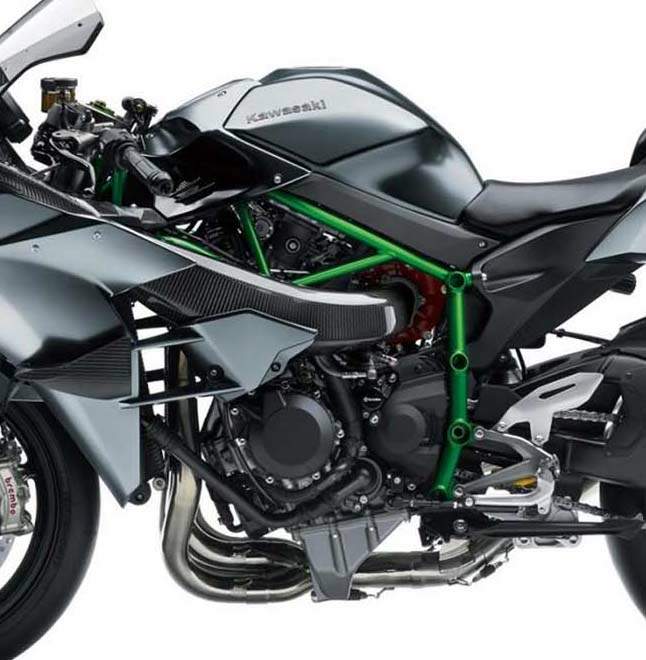 Мотоцикл Kawasaki H2R Ninja 2020 фото