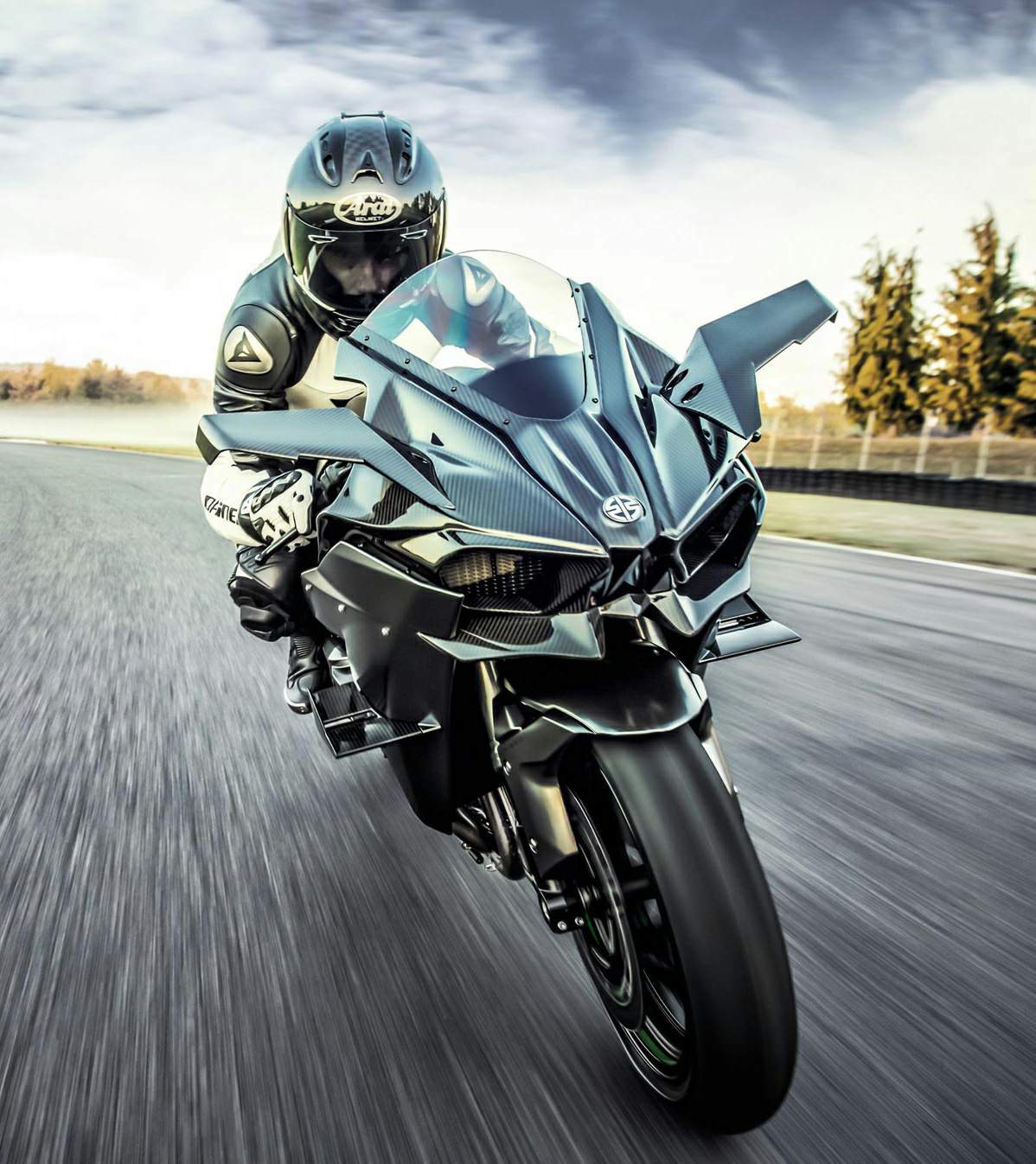 Мотоцикл Kawasaki H2R Ninja 2020 фото