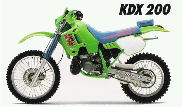 Мотоцикл Kawasaki KDX 200SR 1992 фото