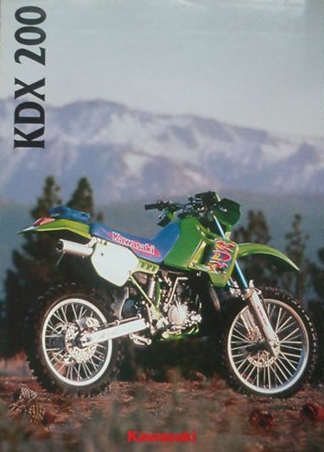 Мотоцикл Kawasaki KDX 200SR 1992 фото