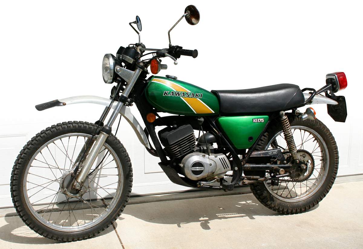 Мотоцикл Kawasaki KE 175 1976 фото