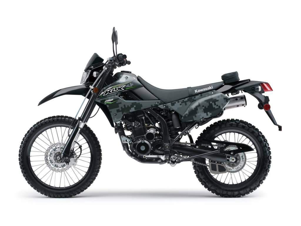 Мотоцикл Kawasaki KLX 250 Camo 2018 фото
