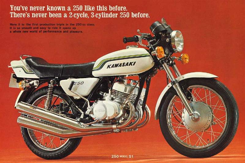 Мотоцикл Kawasaki S1 250SS MKI 1972 фото