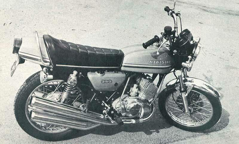 Мотоцикл Kawasaki S2 350SS MKII 1973 фото