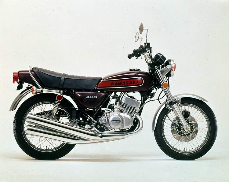 Мотоцикл Kawasaki S3 400SS MKII 1974 фото